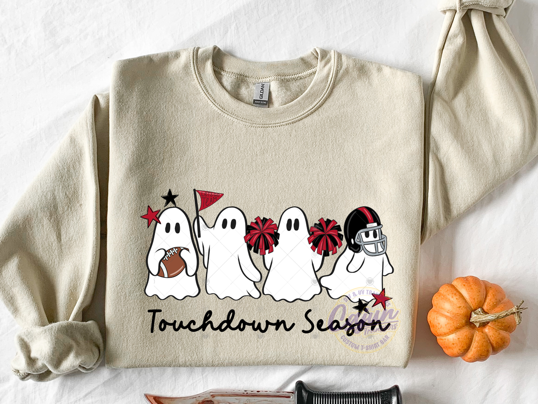 Football Ghost - Red & Black