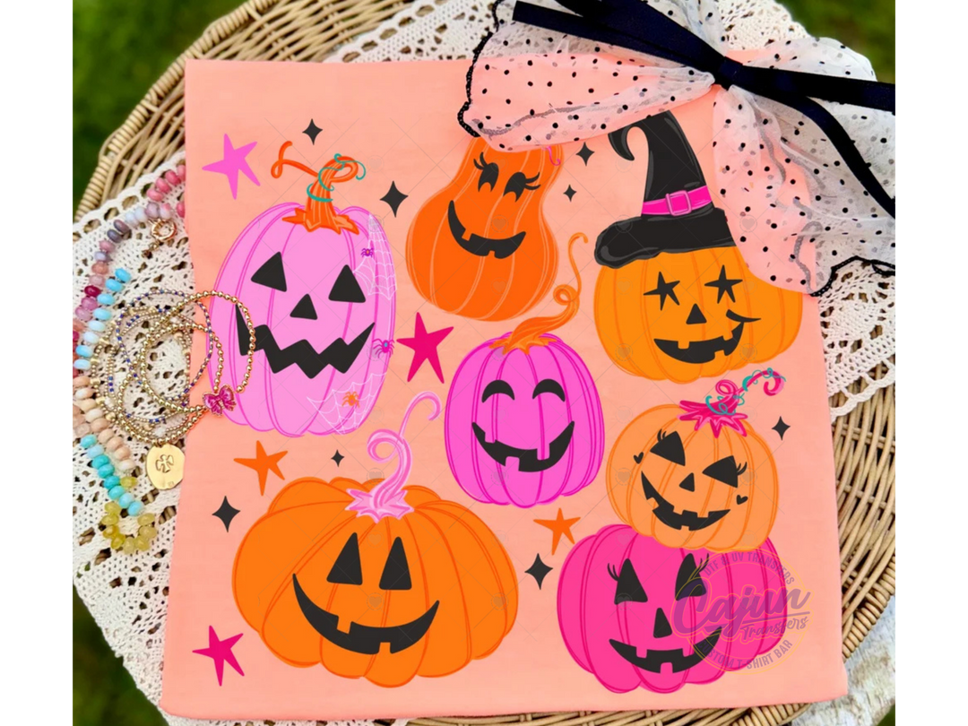 Pumpkin Collage - Pink