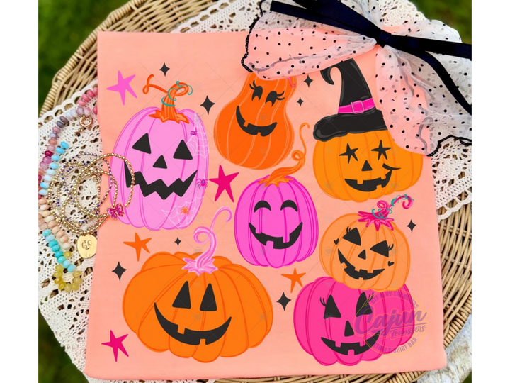 Pumpkin Collage - Pink