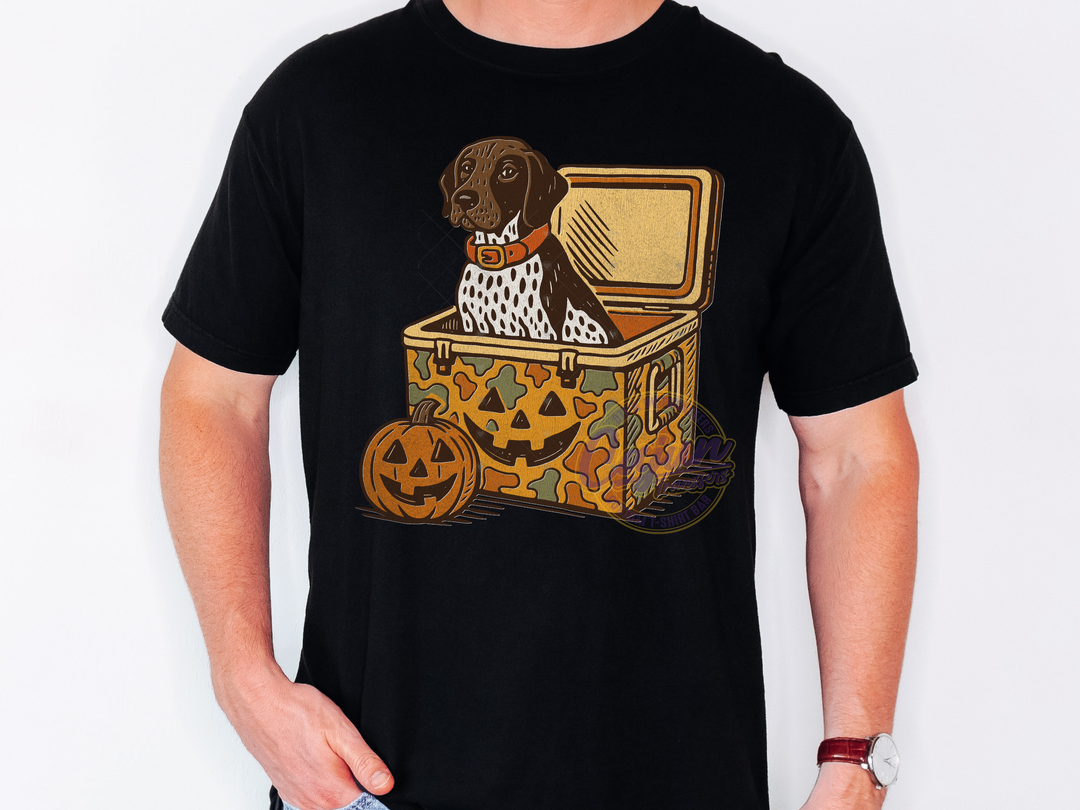 Halloween Ice Chest w/ Dog