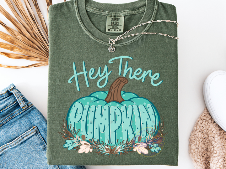 Hey There Pumpkin Teal