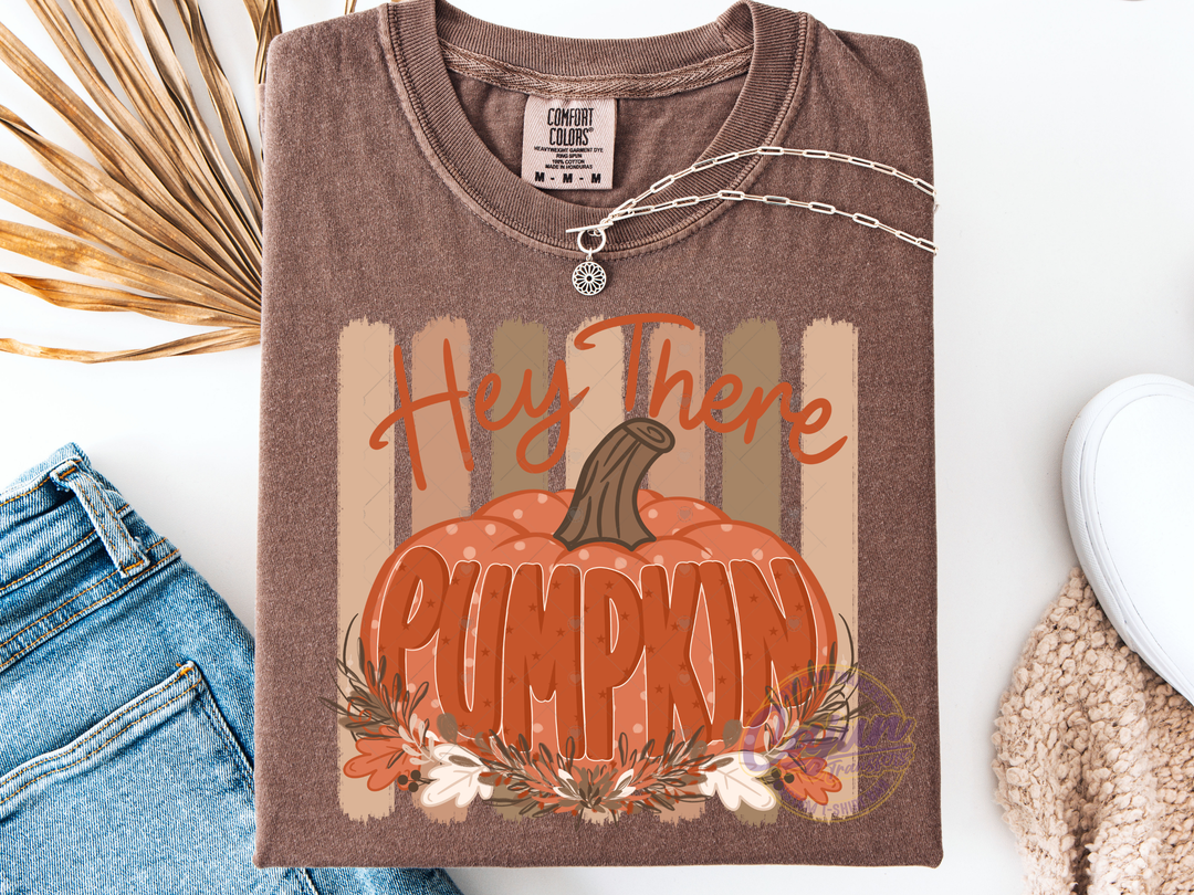 Hey There Pumpkin Striped