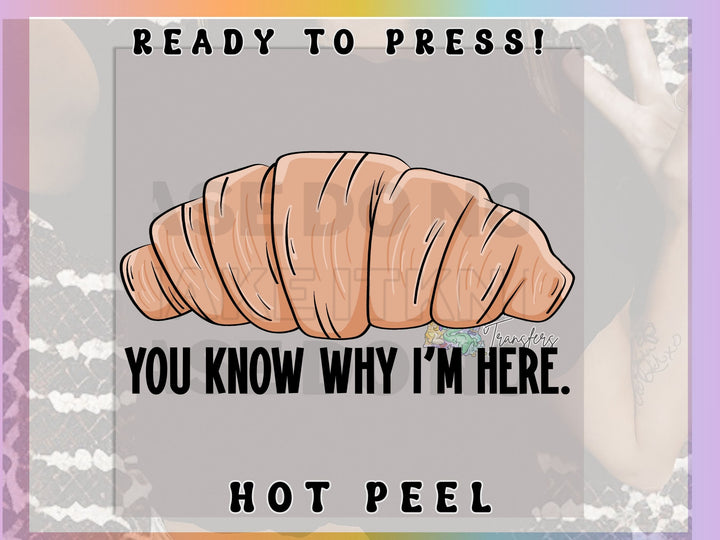 a picture of a croissant with the words, ready to press you know