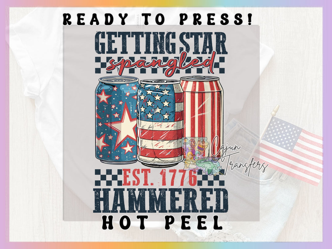 a t - shirt that reads, ready to press getting star spangled est 1876