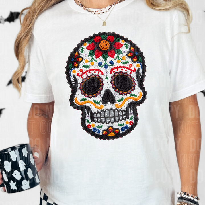 Skull Faux Yarn
