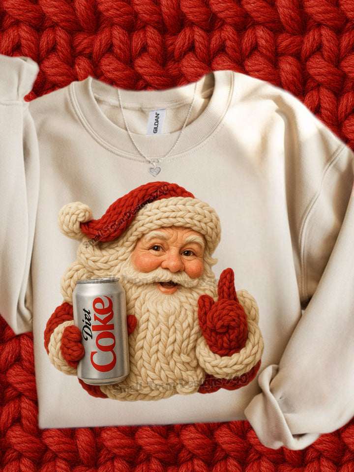 Santa Diet Soda Crochet