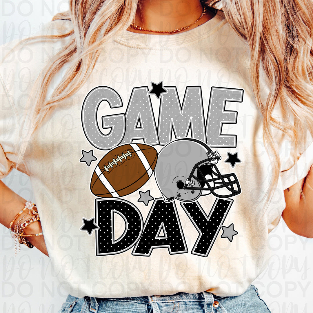 Game Day - Black & Grey
