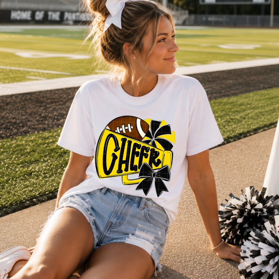 Cheer - Black & Yellow Gold