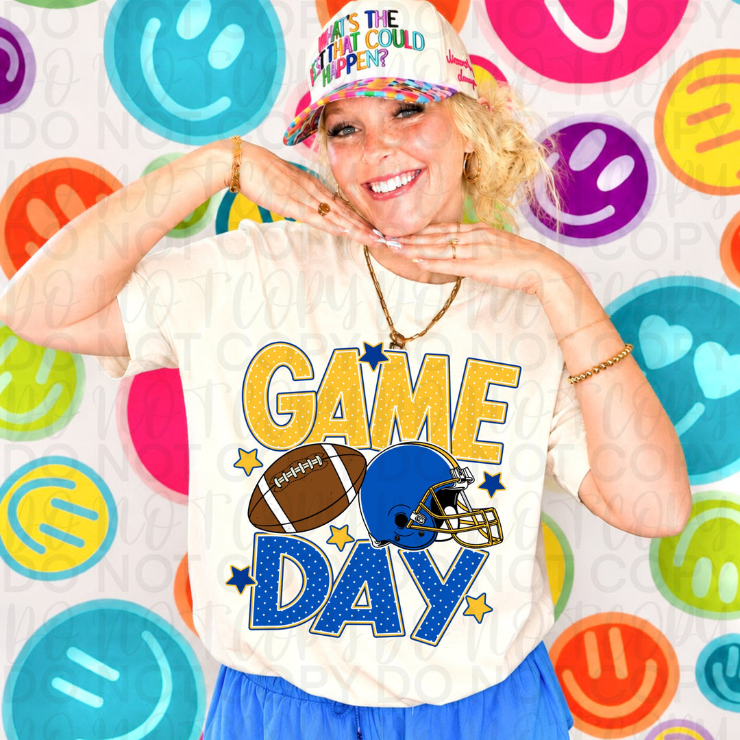 Game Day - Royal Blue & Gold