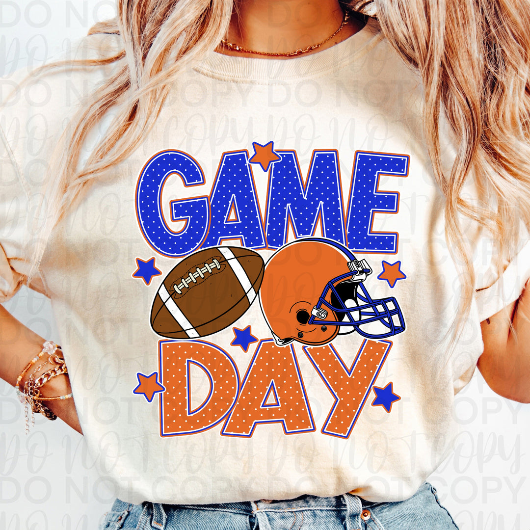 Game Day - Royal Blue & Orange