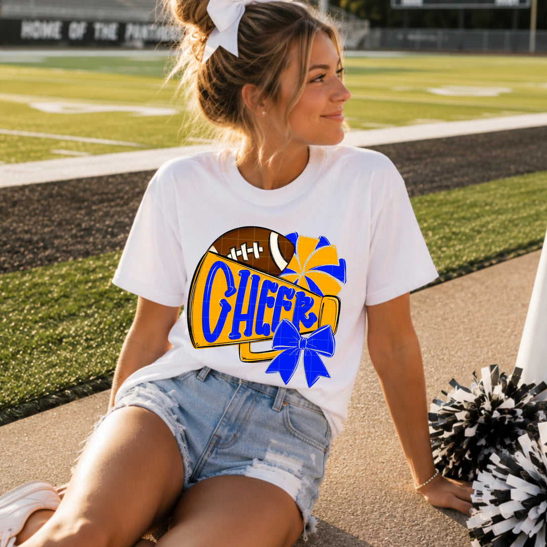 Cheer - Royal Blue & Yellow