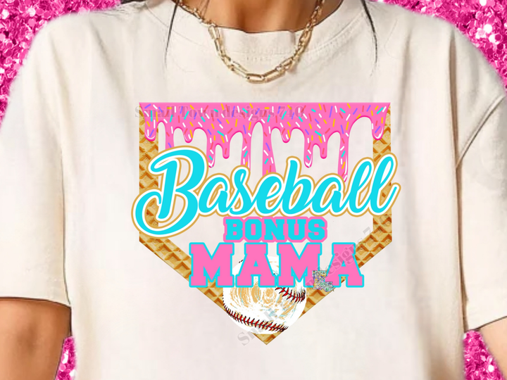 Baseball Drip Bonus Mama
