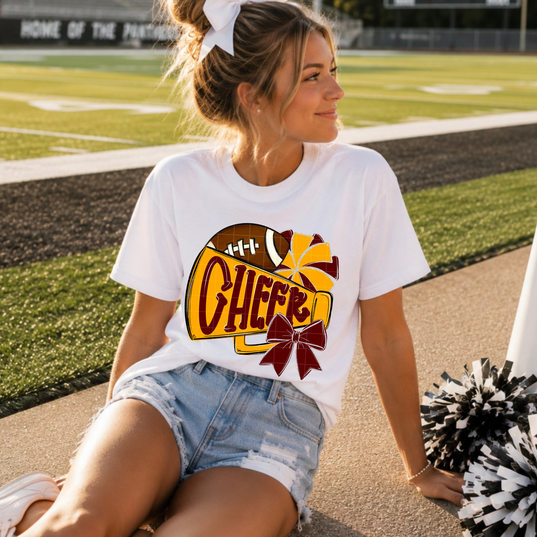 Cheer - Burgandy & Gold