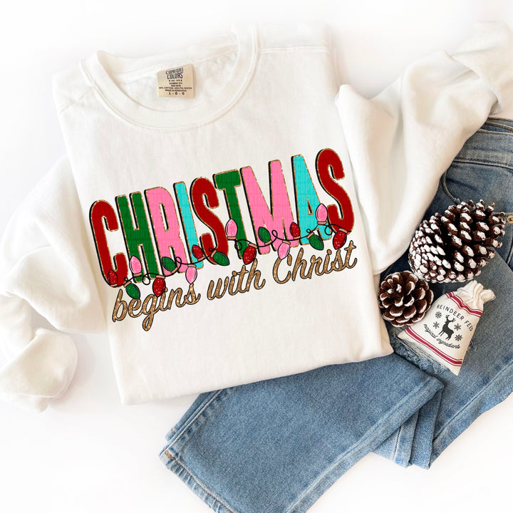 Christmas beings with Christ