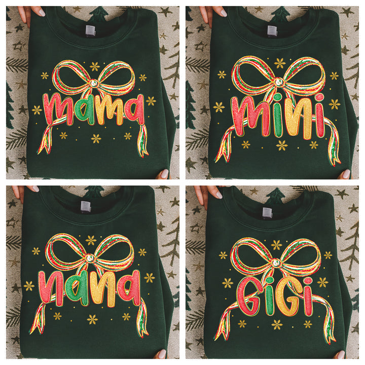 Christmas Bow Nana