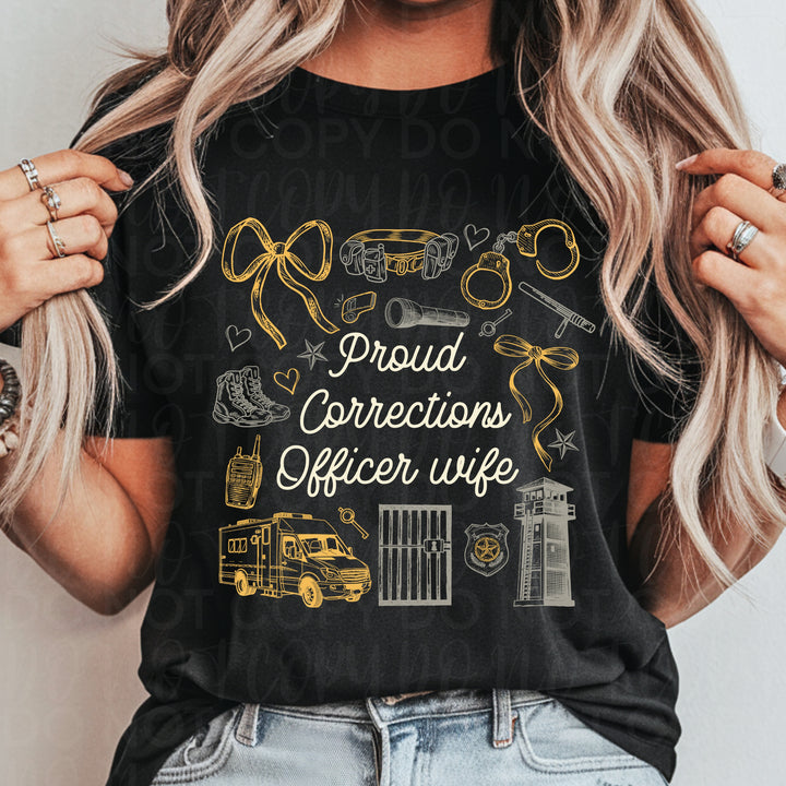 Proud Corrections Officer Wife
