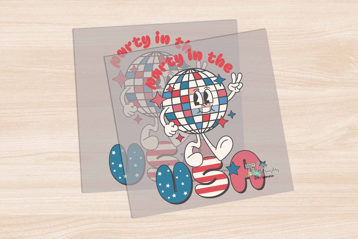 Party In The USA DIsco Mascot