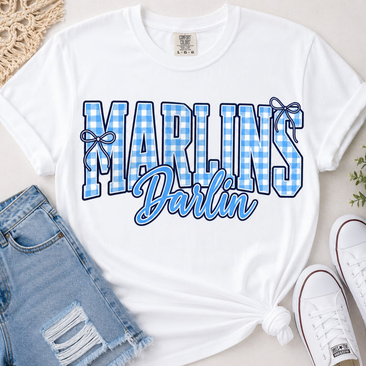 Darlin Marlins Bows and Plaid