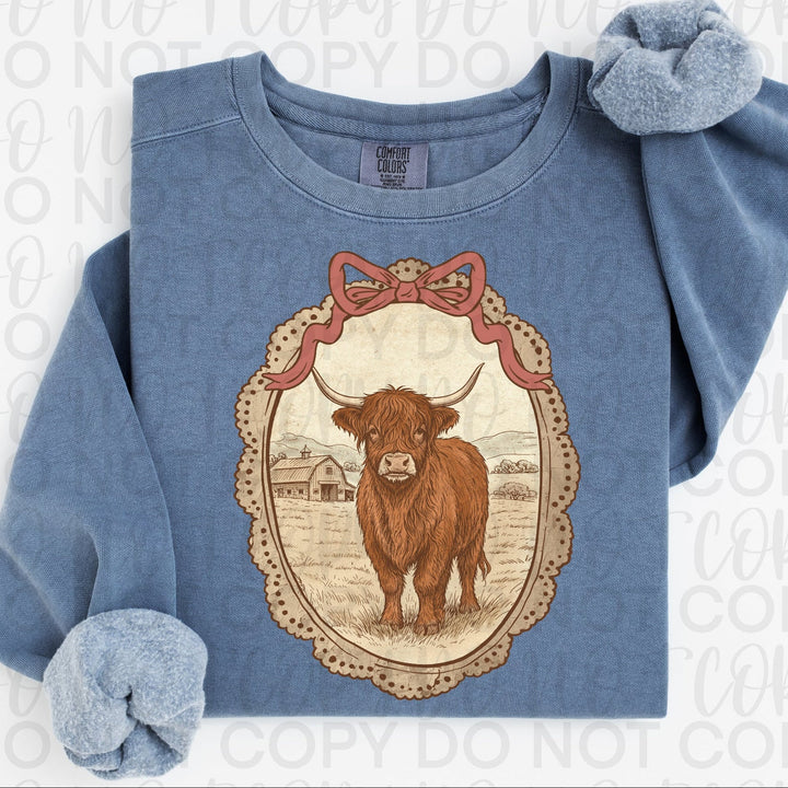 Vintage Highland Cow