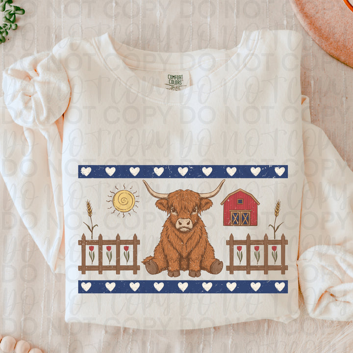 Farmhouse Highland Cow