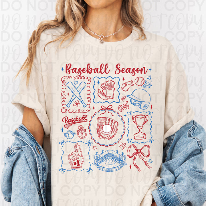 Baseball Season Doodle