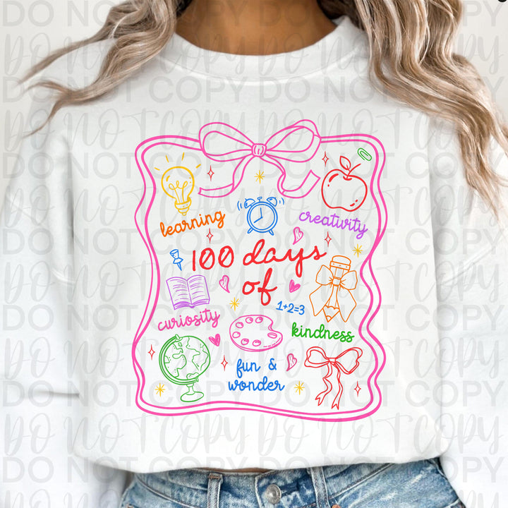 100 Days of School Doodle