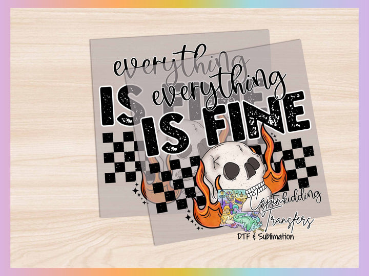 Everything is fine skull 432