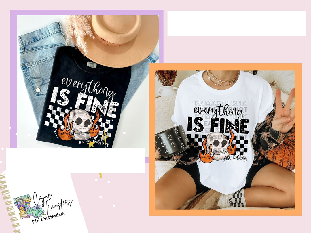 Everything is fine skull 432