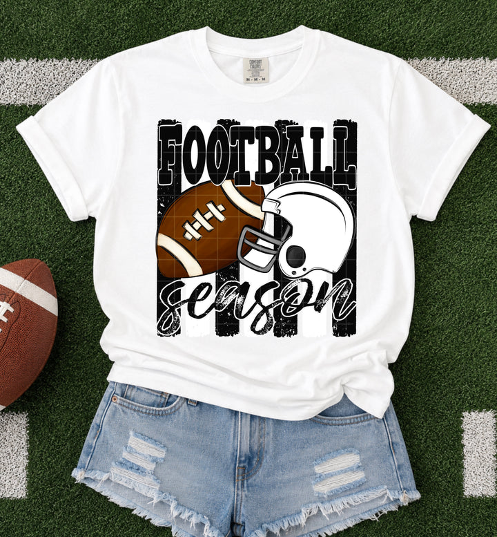Football Season - Black & White