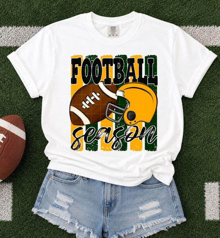 Football Season - Hunter Green & Gold
