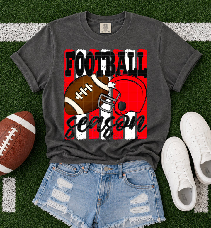 Football Season - Red & White