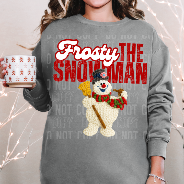 The Snowman Faux Yarn