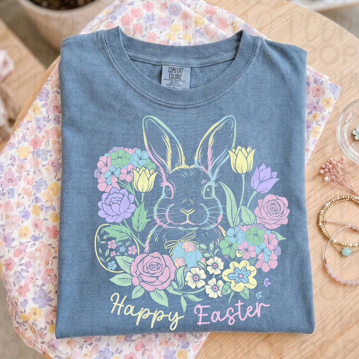 Happy Easter Bunny Floral