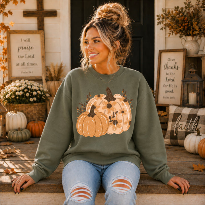 Floral Pumpkin