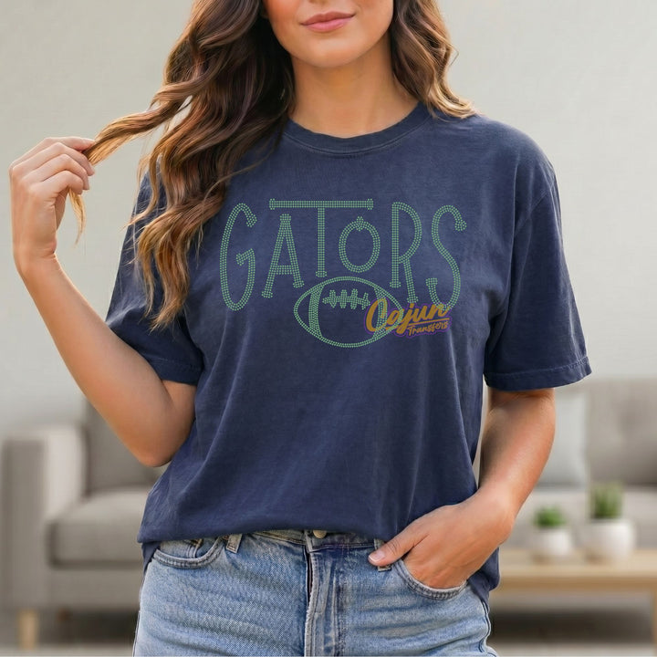 GATOR FOOTBALL SPANGLE PATCH