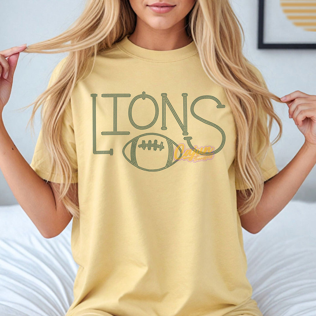 LIONS BLING SPANGLE PATCH