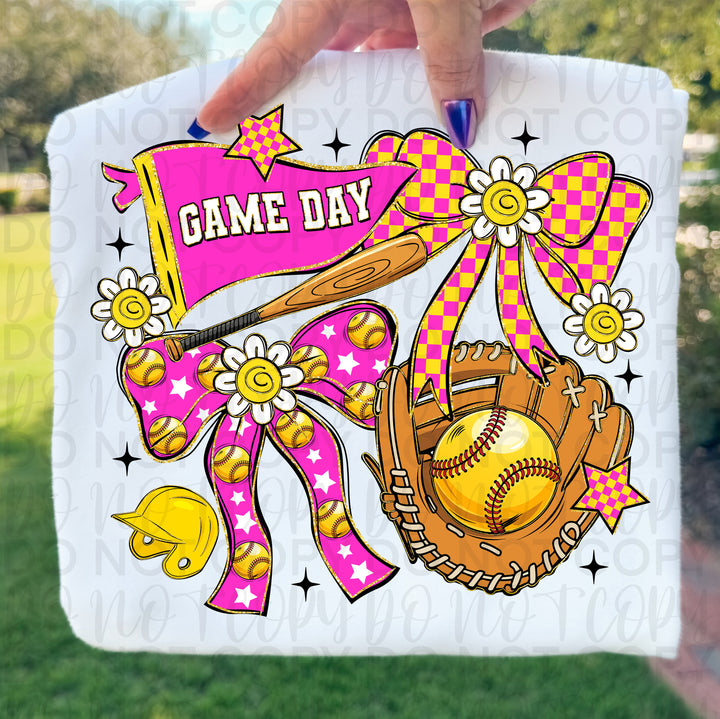 Softball Game Day Collage