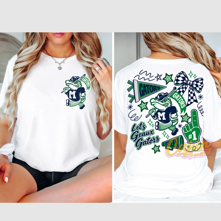 Let's Geaux Gator Coquette Back