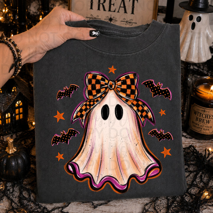 Ghost Checkered Bow