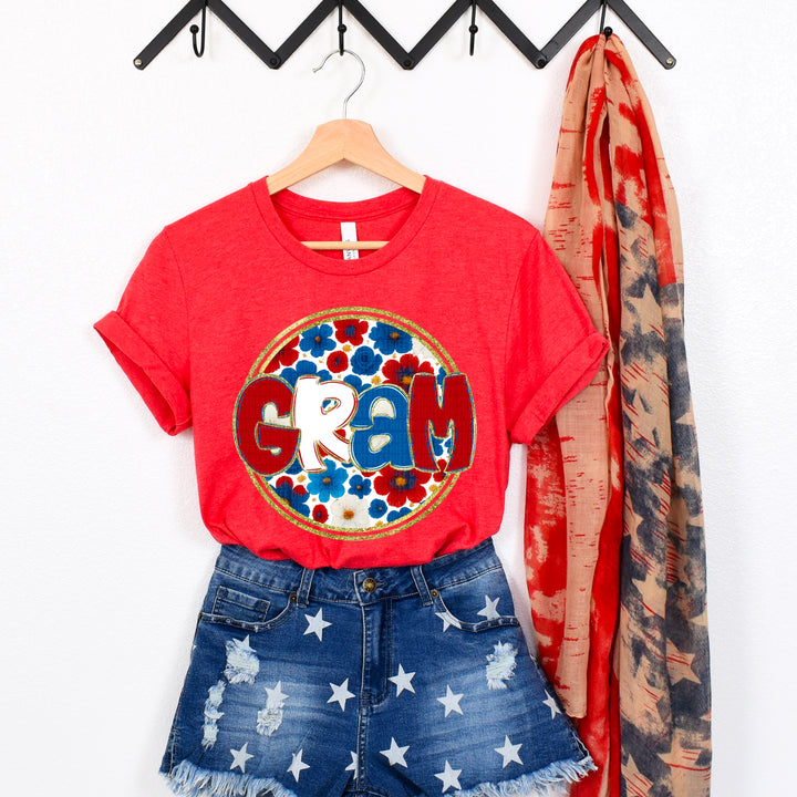 Floral 4th of July - Gram
