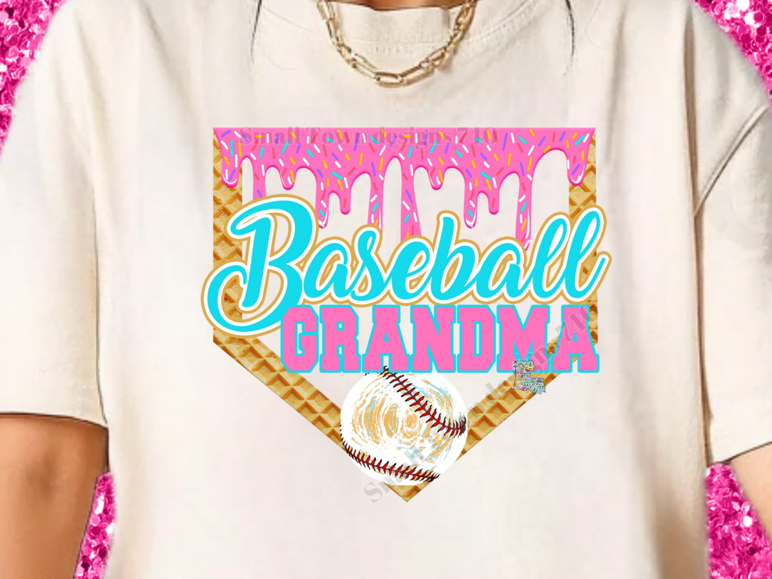 Baseball Drip Grandma