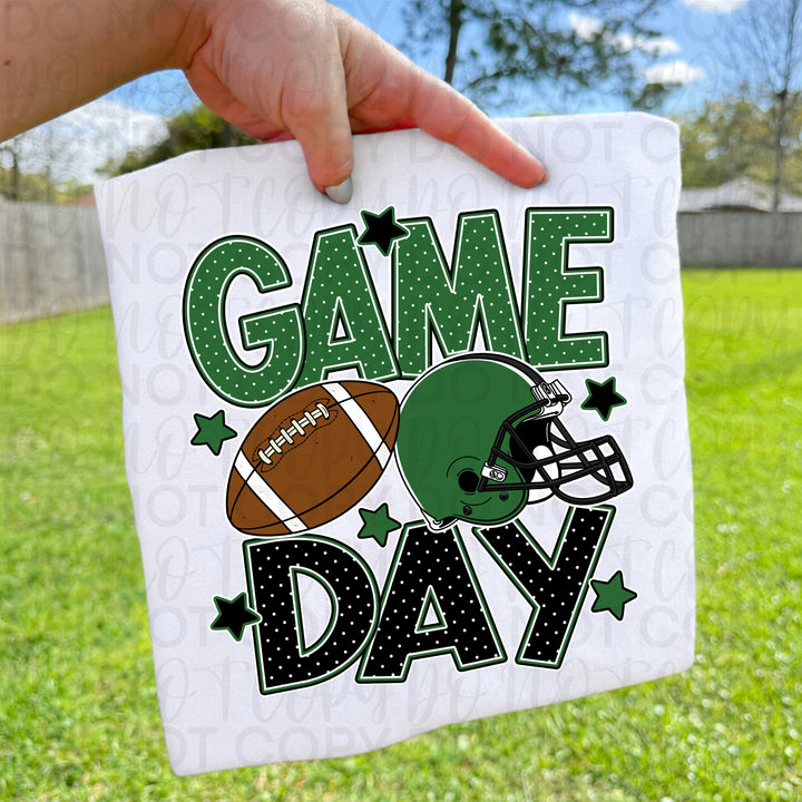Game Day - Black & Green