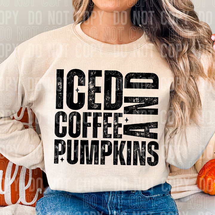 Iced Coffee & Pumpkins