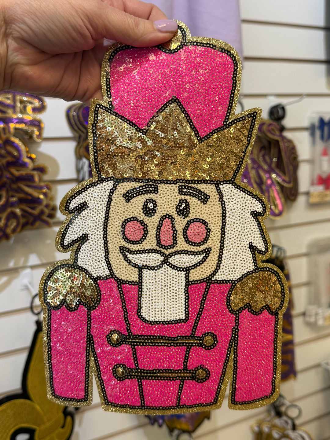 Nutcracker  Glitter & Sequin Patch