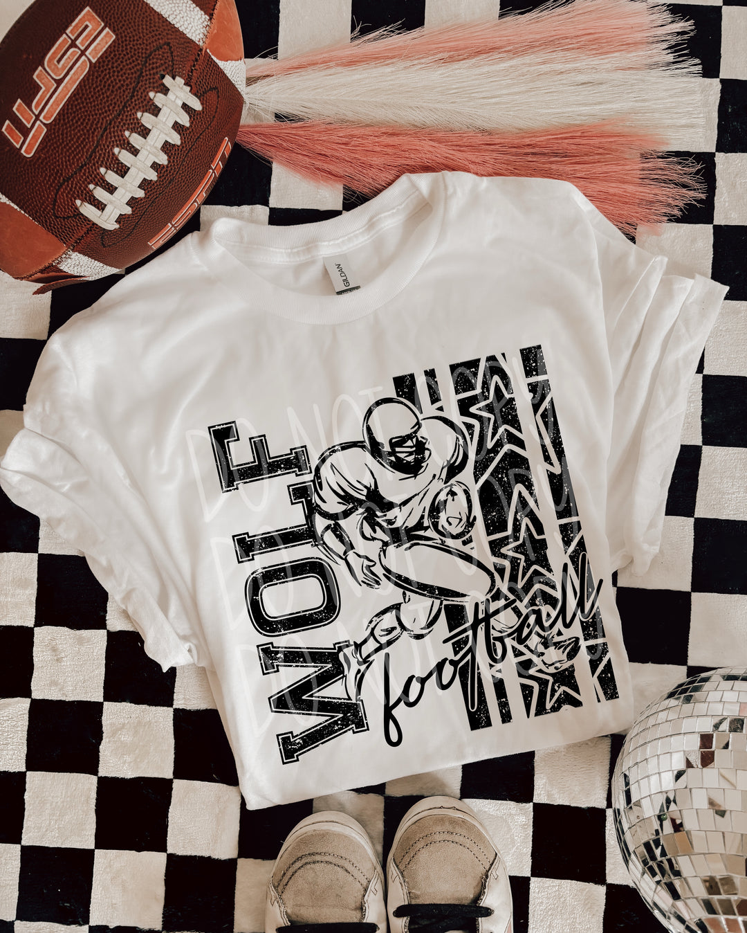 Football Wolf Mascot