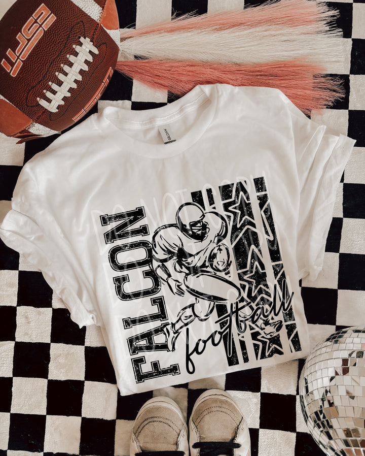 Football Falcon Mascot