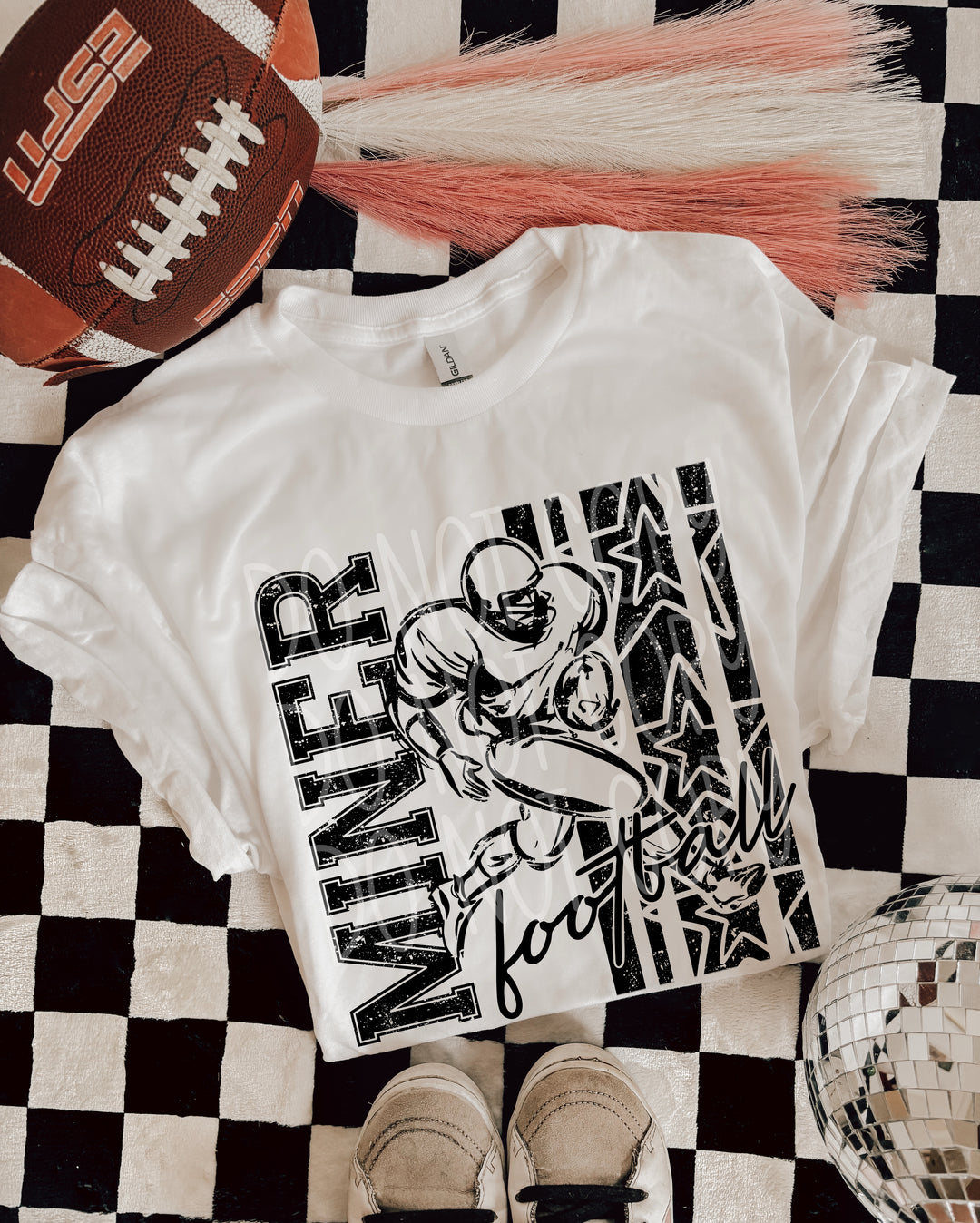 Football Miner Mascot