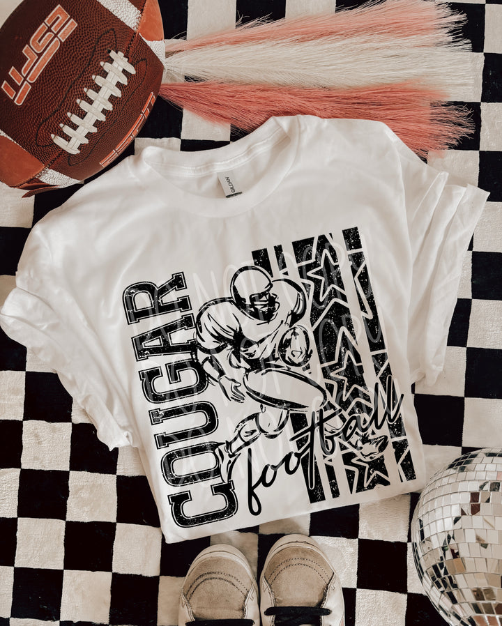 Football Cougar Mascot