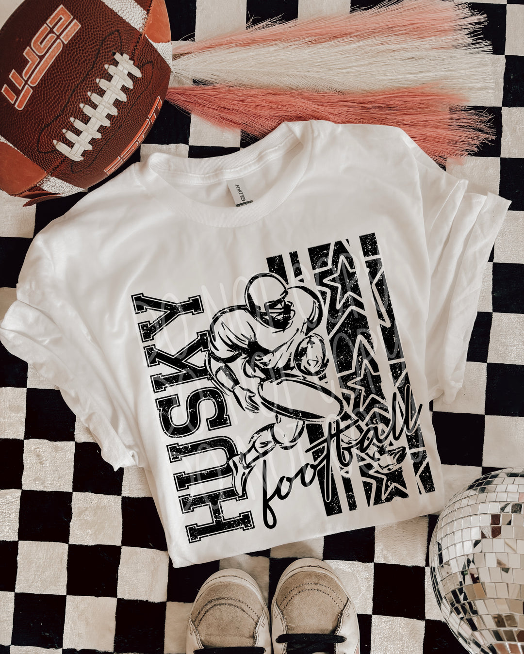 Football Husky Mascot
