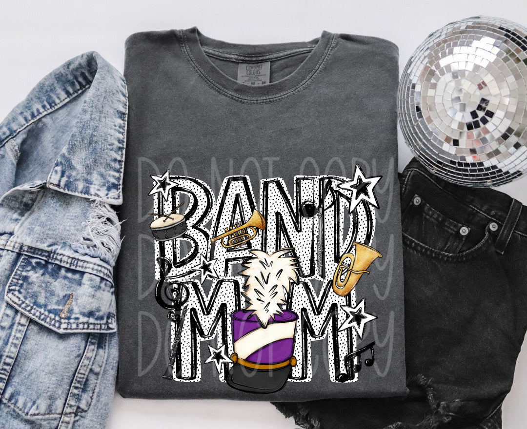 Band Mom - Purple